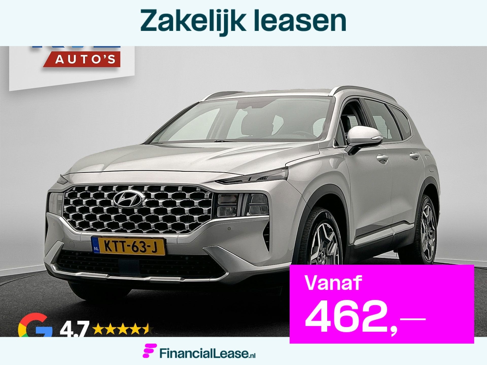 Hyundai Santa Fe 1.6 T-GDI PHEV Comfort 7 Persoons| 1e Eigen, 1350 kg, Santa Fe, Gebruikt, 4 cilinders