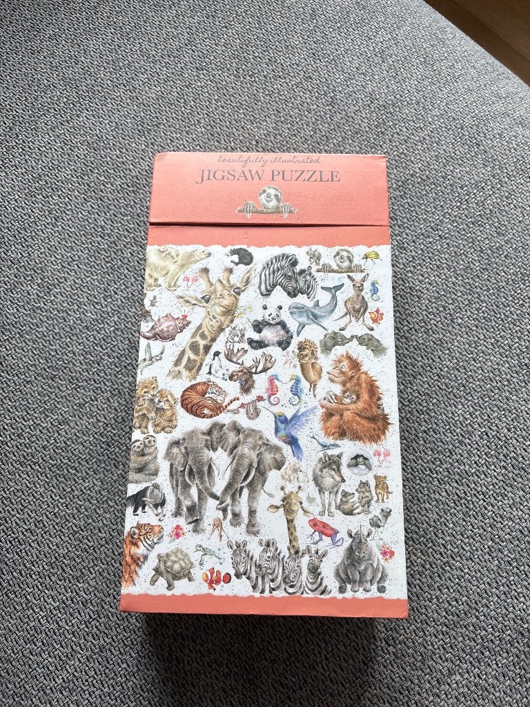 Quebra-cabeça Wrendale Jigsaw 'A coleção de zoologia', Verzenden, 500 t/m 1500 stukjes, Zo goed als nieuw, Legpuzzel