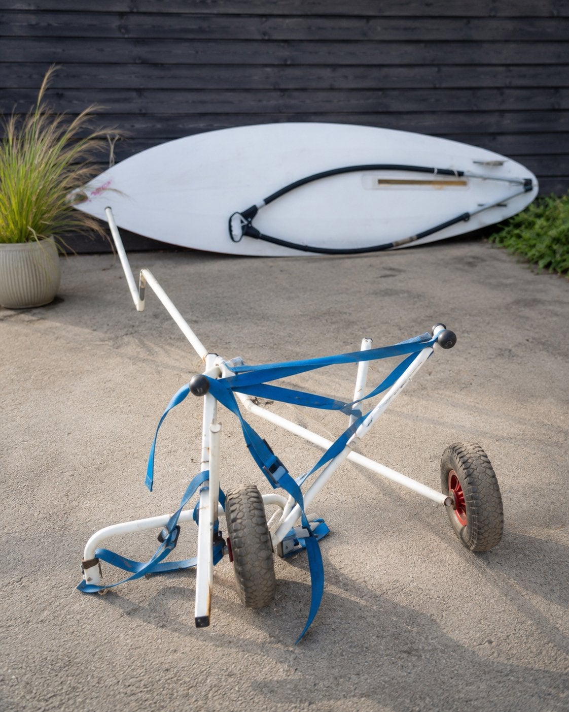 (Wind) Surfplank + fietskar voor vervoer te koop, Ophalen, Gebruikt, Complete set