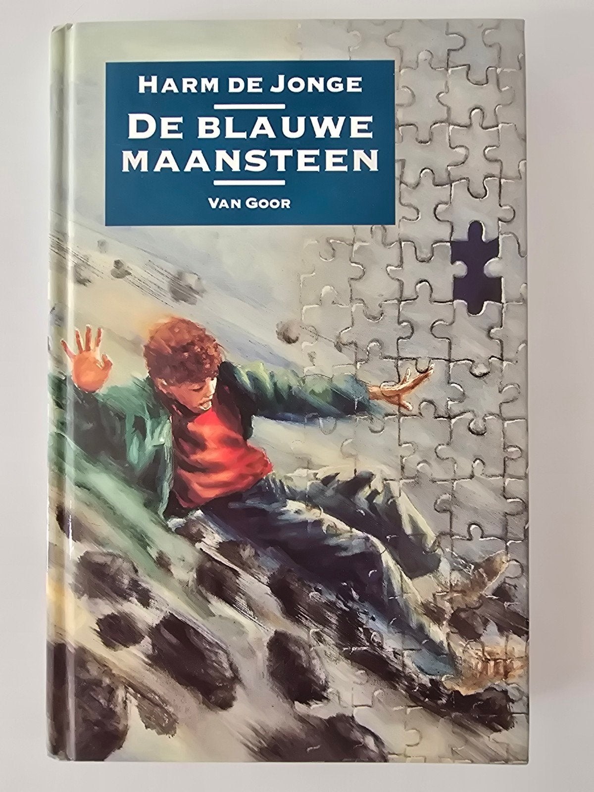 De Blauwe Maansteen - Harm de Jonge, Ophalen of Verzenden, Gelezen, Harm de Jonge, Fictie