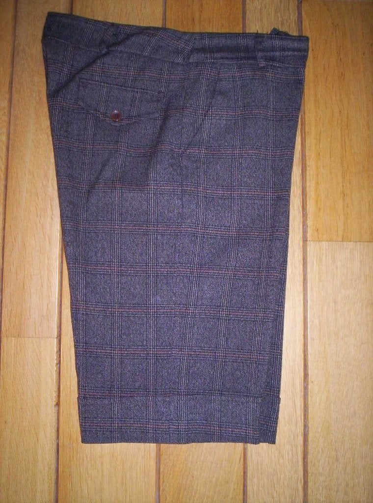 Broek kniebroek culotte bruin ruit maat 36 - nieuw -, Bruin, Nieuw, Ophalen of Verzenden, Driekwart