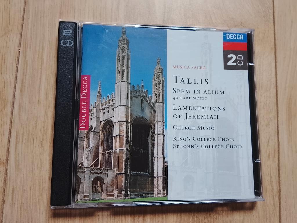 Tallis Spem in Alium et al Kings College Choir  Decca 2 Cds, Ophalen of Verzenden, Middeleeuwen en Renaissance, Zo goed als nieuw
