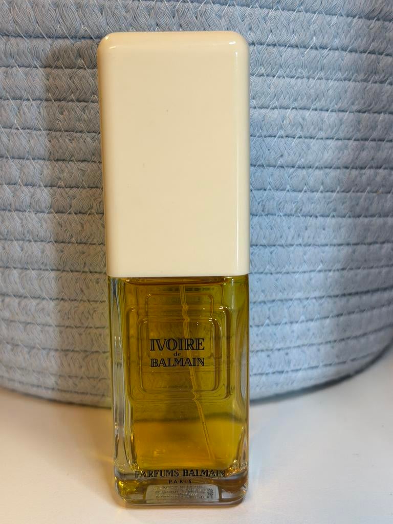 Balmain Ivoire parfum 50ml vintage, Ophalen, Gebruikt, Parfumfles, Gevuld