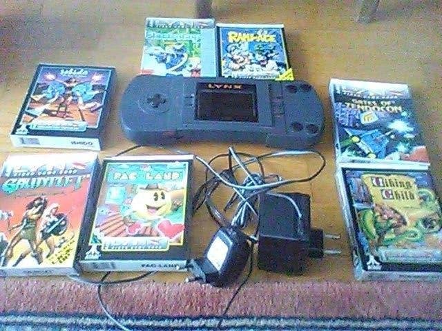 Atari Lynx hand Console met 8 spellen, Ophalen, Zonder controller, Atari Lynx, Gebruikt