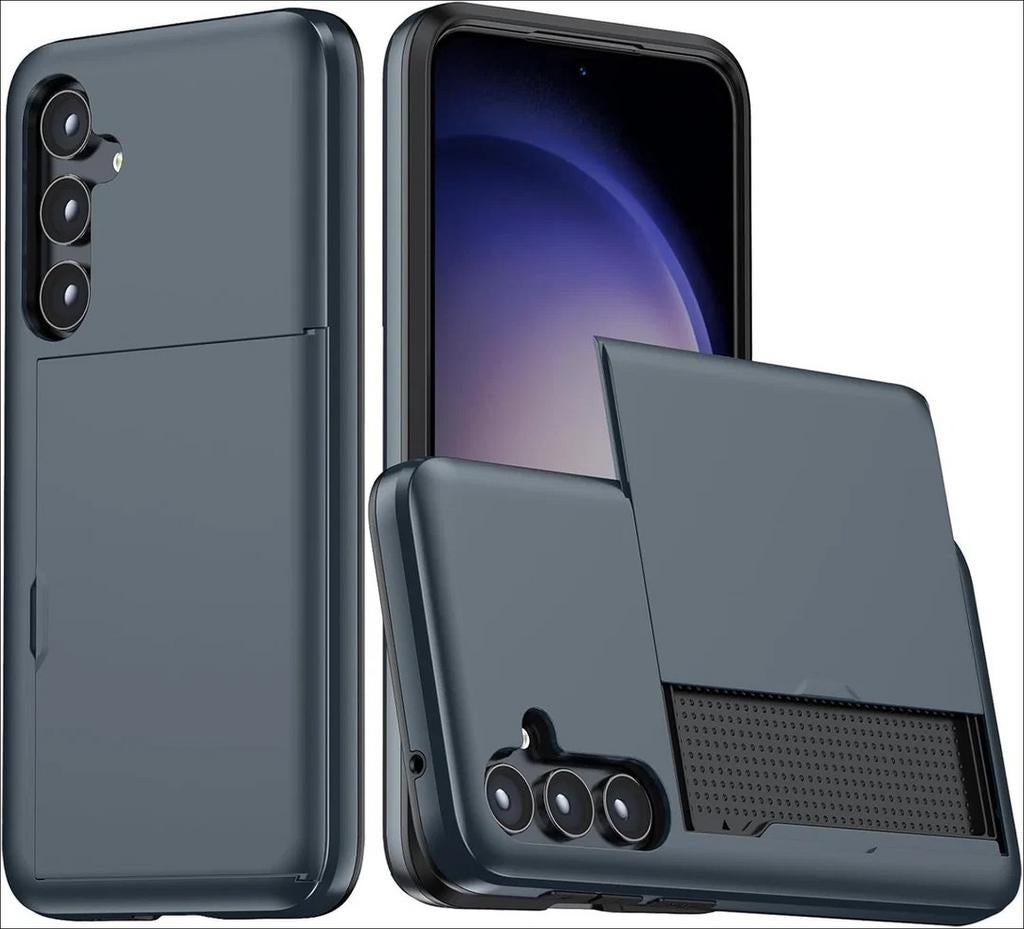 Samsung a56 beschermhoes donkerblauw nieuw in doos, Ophalen of Verzenden, Nieuw