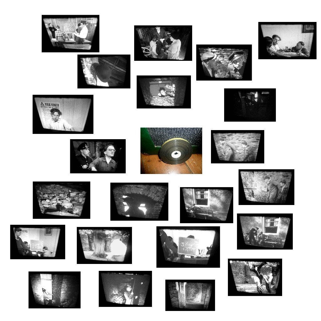 16mm amateur speelfilm klucht ted de braak + bromsnor look, Ophalen of Verzenden, 16mm film