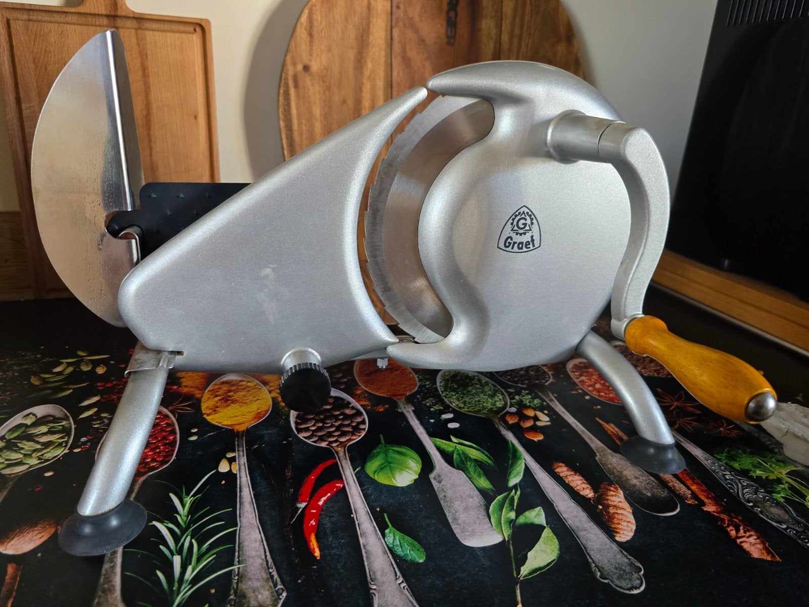 Graef Snijmachine nieuw, Gebruikt, Zilver, Ophalen of Verzenden, Metaal