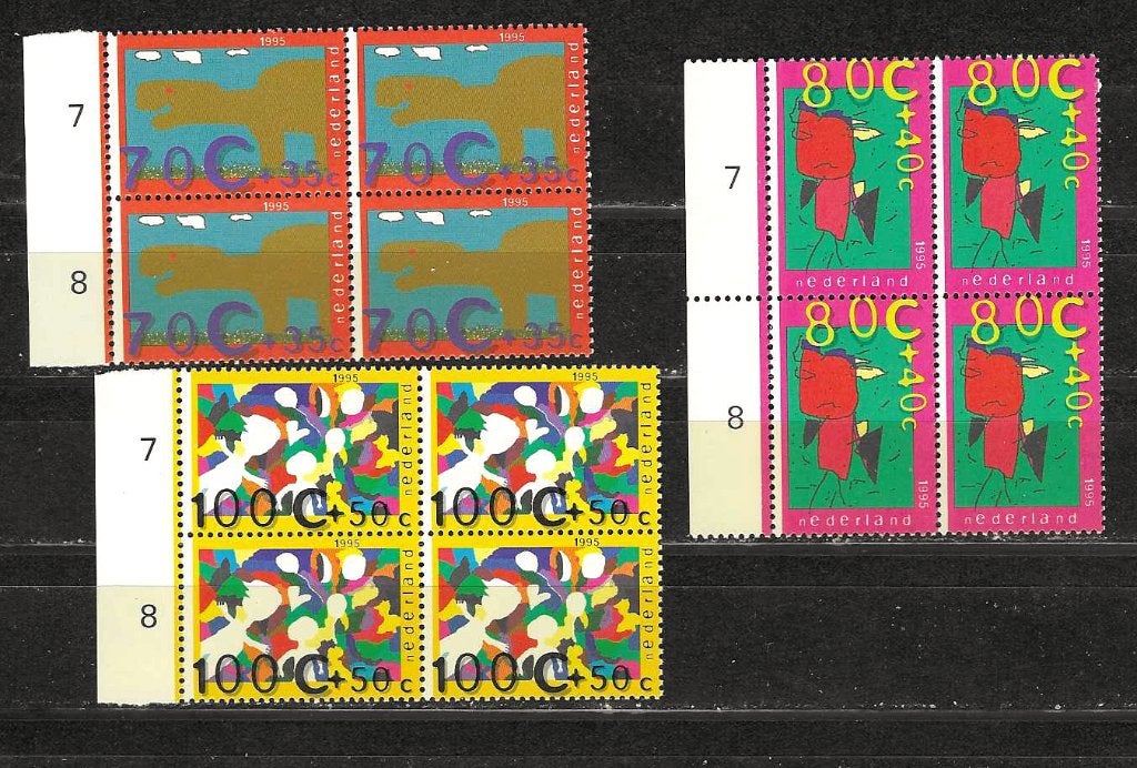 Nl 1658-1660 postfris blok van 4, Postzegels en Munten, Ophalen of Verzenden, Na 1940, Postfris