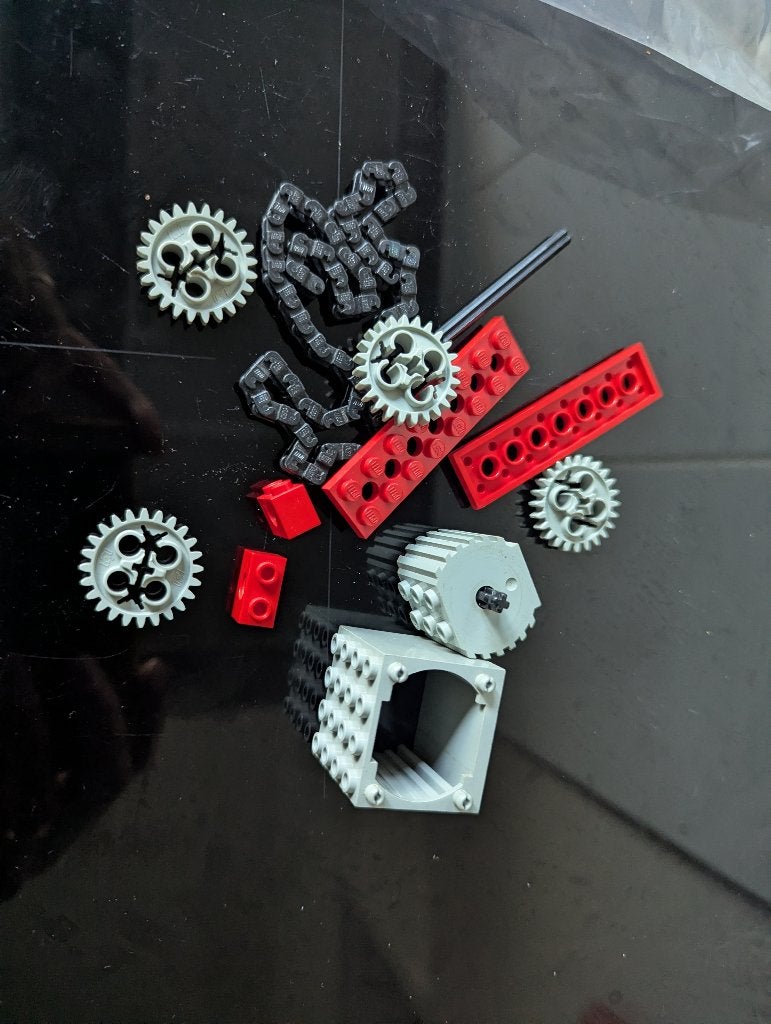 LEGO 870 Power Pack + 872 Two Gear Blocks, Lego, Ophalen of Verzenden, Zo goed als nieuw, Meerdere sets