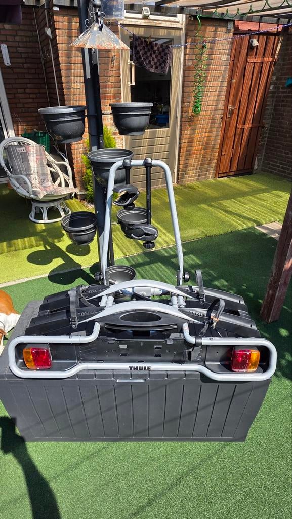 945 thule fietsendrager voor 2 fietsen, Ophalen of Verzenden, Trekhaakdrager