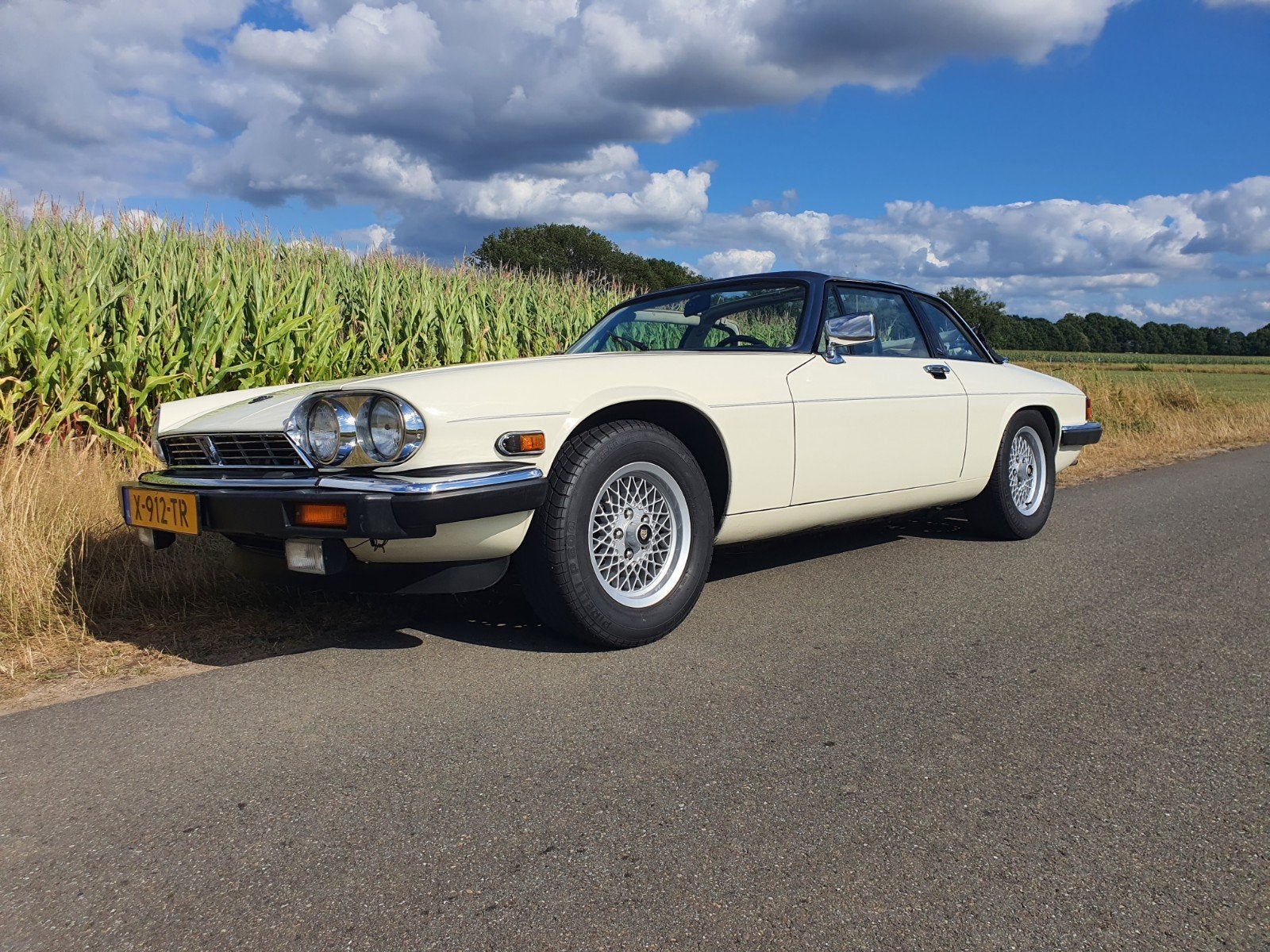 Jaguar  xj sc 1987 Wit cabrio oltimer in prima staat, Auto's, Automaat, Achterwielaandrijving, Overige modellen, Wit