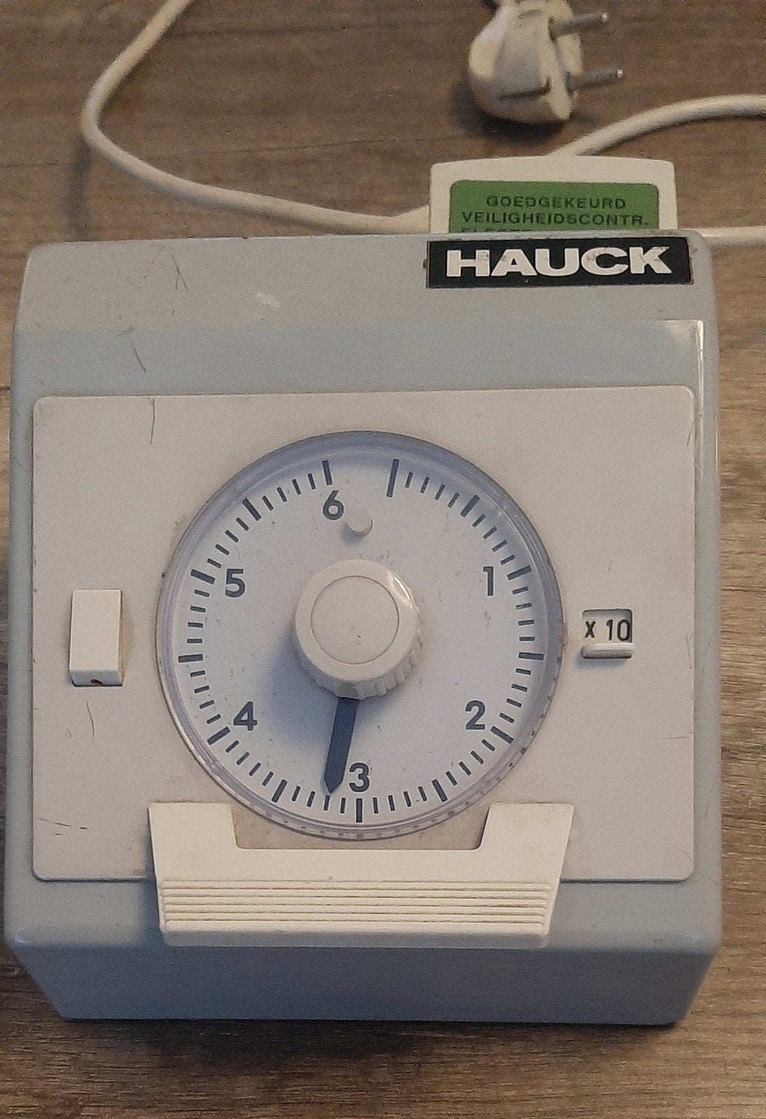 Vintage Hauck Timer - Goedgekeurd Veiligheidscontr. 1976, Antiek en Kunst, Ophalen of Verzenden