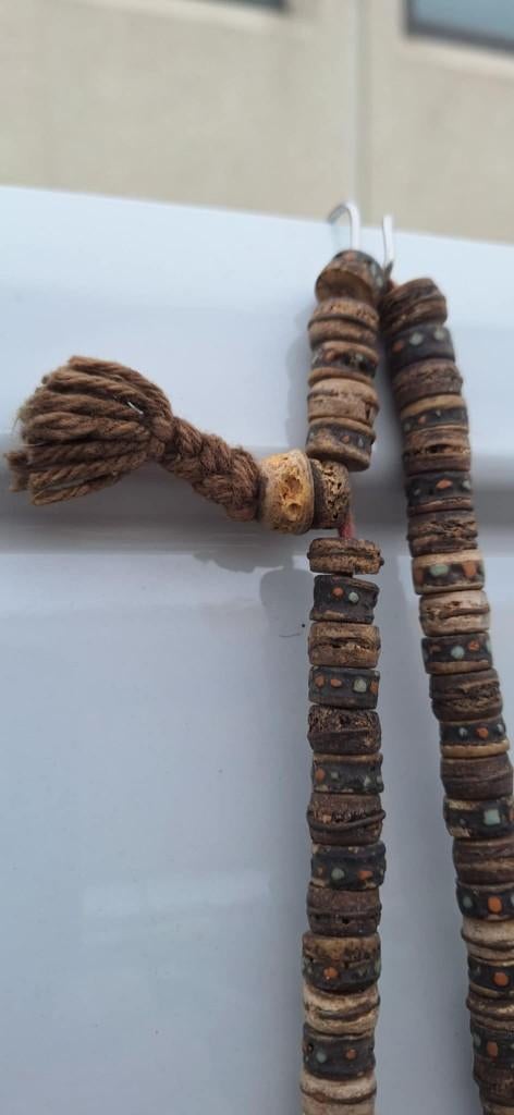 Yakbeen Mala ketting traditioneel gebedssnoer voor meditatie, Overige materialen, Bruin, ., Nieuw
