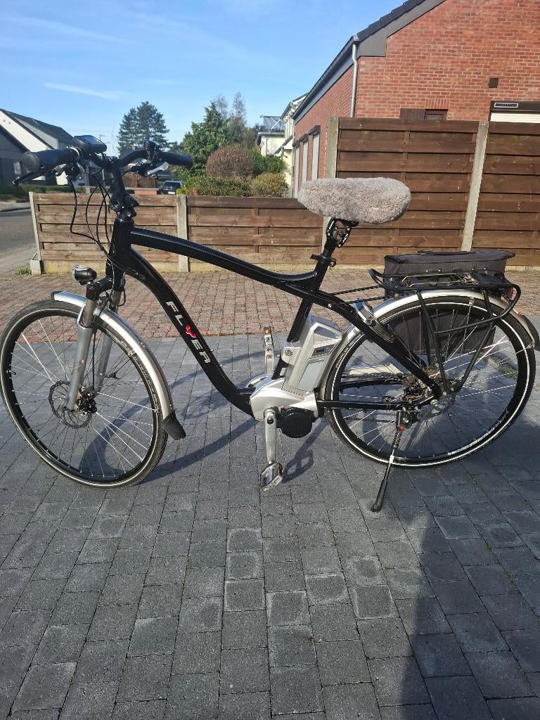 Electrische fiets flyer, Zo goed als nieuw, 50 km per accu of meer, 55 tot 59 cm, Ophalen