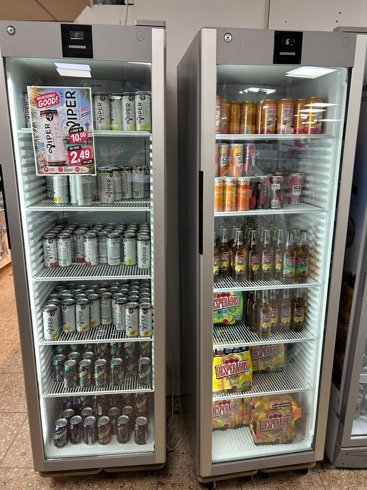 Gehele winkelinventaris supermarkt te koop, Ophalen