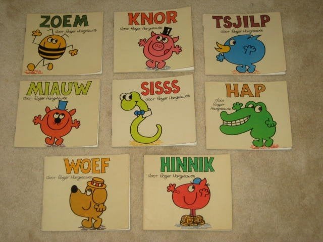 Roger Hargreaves boekjes 8 stuks 1978 Doedeldiedam, Boeken, Ophalen of Verzenden, Gelezen, Fictie algemeen