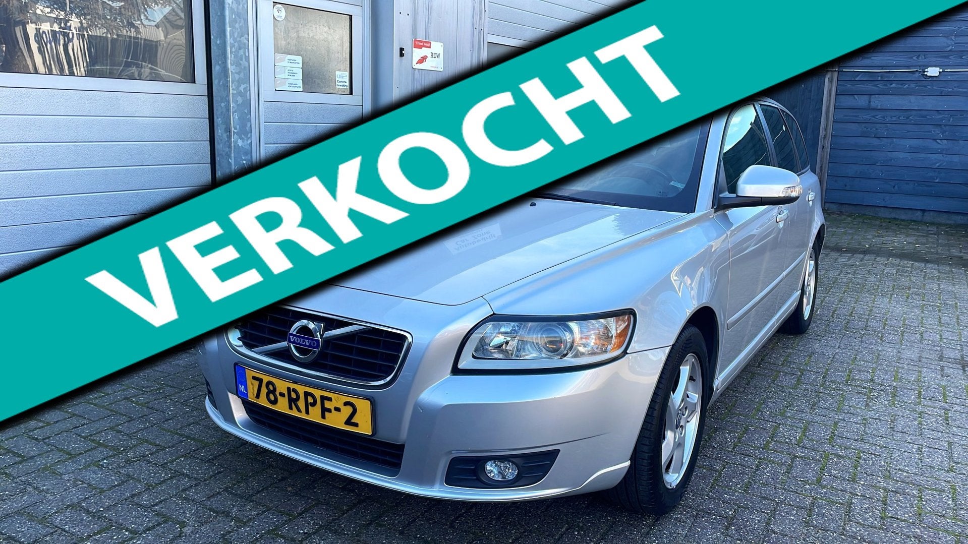 Volvo V50 2.0 Business Pro Edition-Navi-Leder-Clima-Trekhaak, Auto's, Gebruikt, Zwart, 1279 kg, V50
