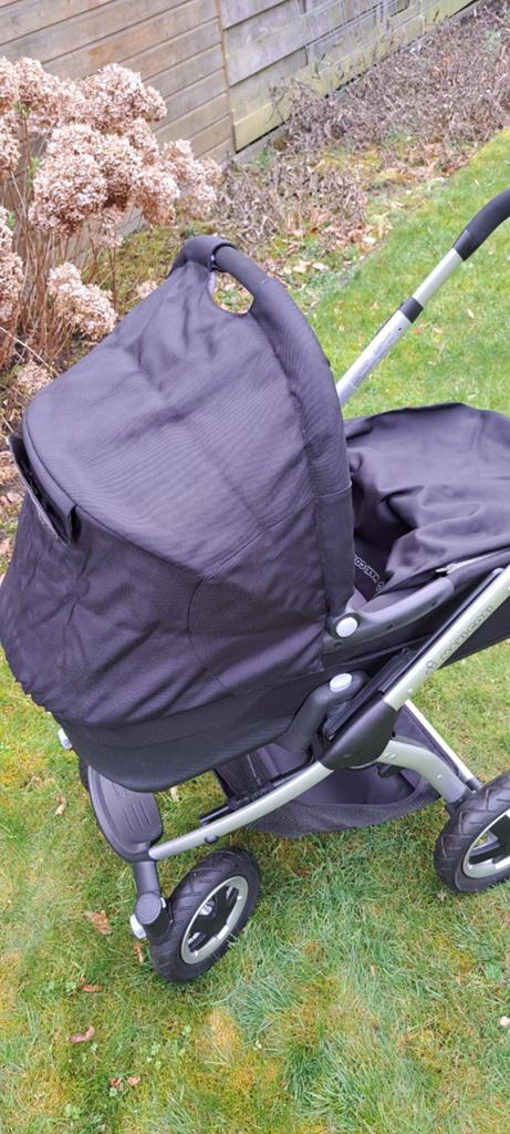 Maxi Cosi Mura kinderwagen (zwart) en wandelwagen (blauw), Ophalen, Zo goed als nieuw, Maxi-Cosi, Verstelbare duwstang