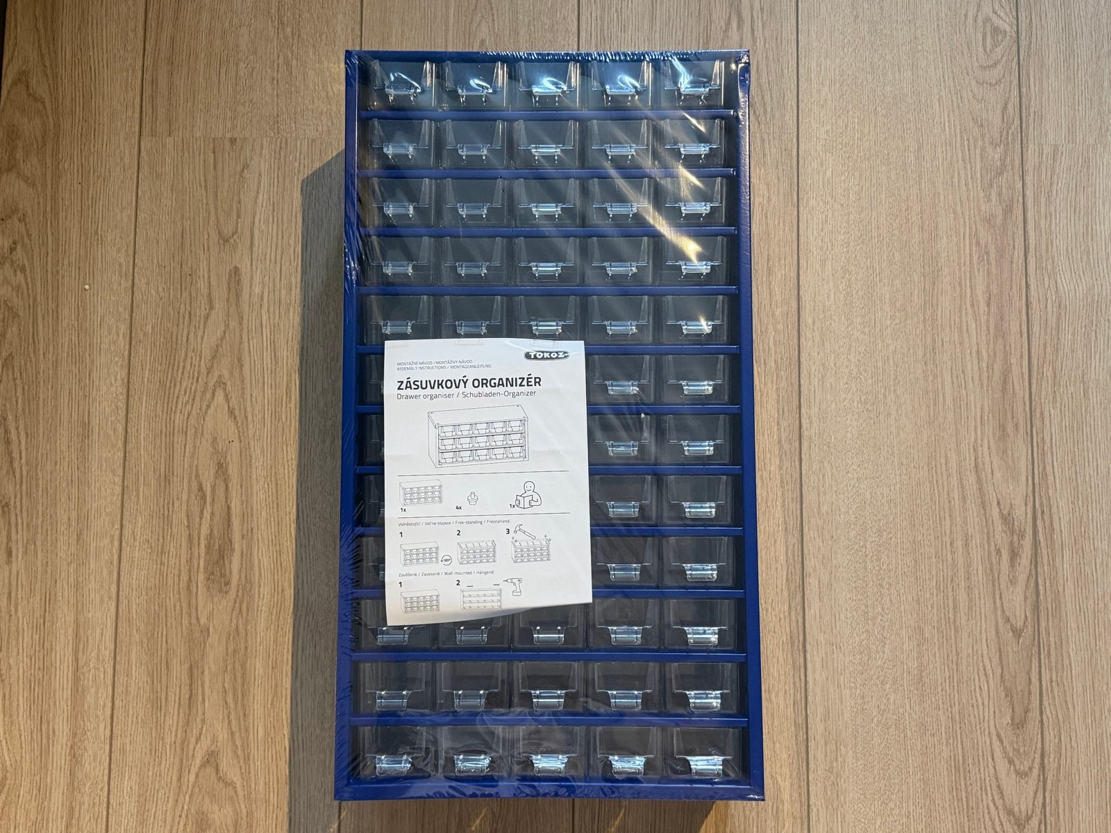 TOKOZ Organizer 12-60x5 blauw - Nieuw in verpakking, Ophalen of Verzenden, Nieuw