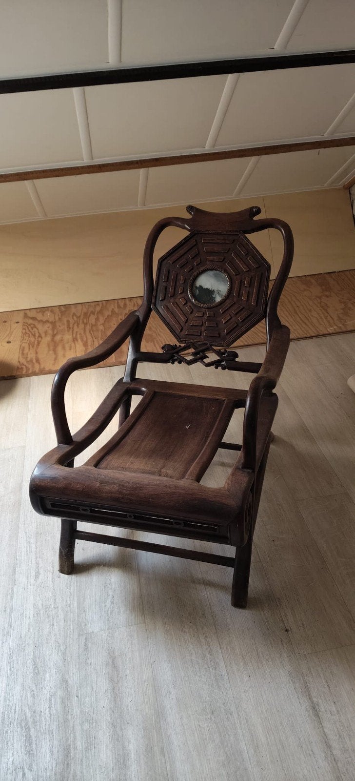 Antieke Chinese stoel Ming- of Qing-dynastie, Antiek en Kunst, Antiek | Meubels | Stoelen en Banken, Ophalen of Verzenden