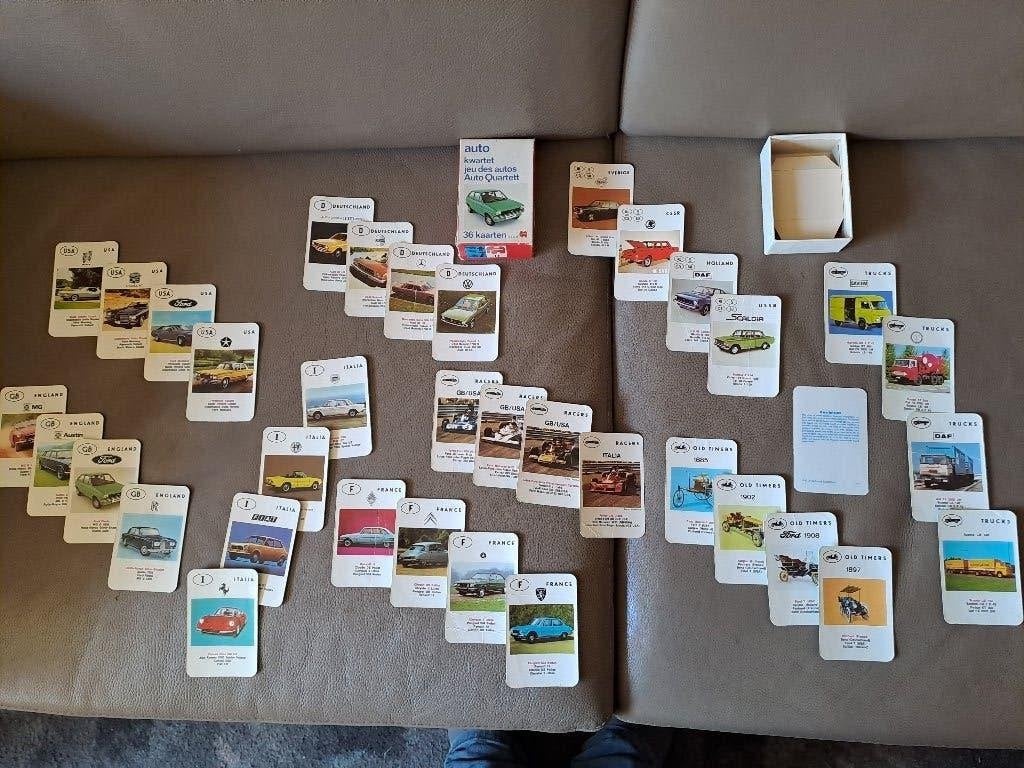auto kwartet, Ophalen of Verzenden, Gebruikt, Kwartet(ten)