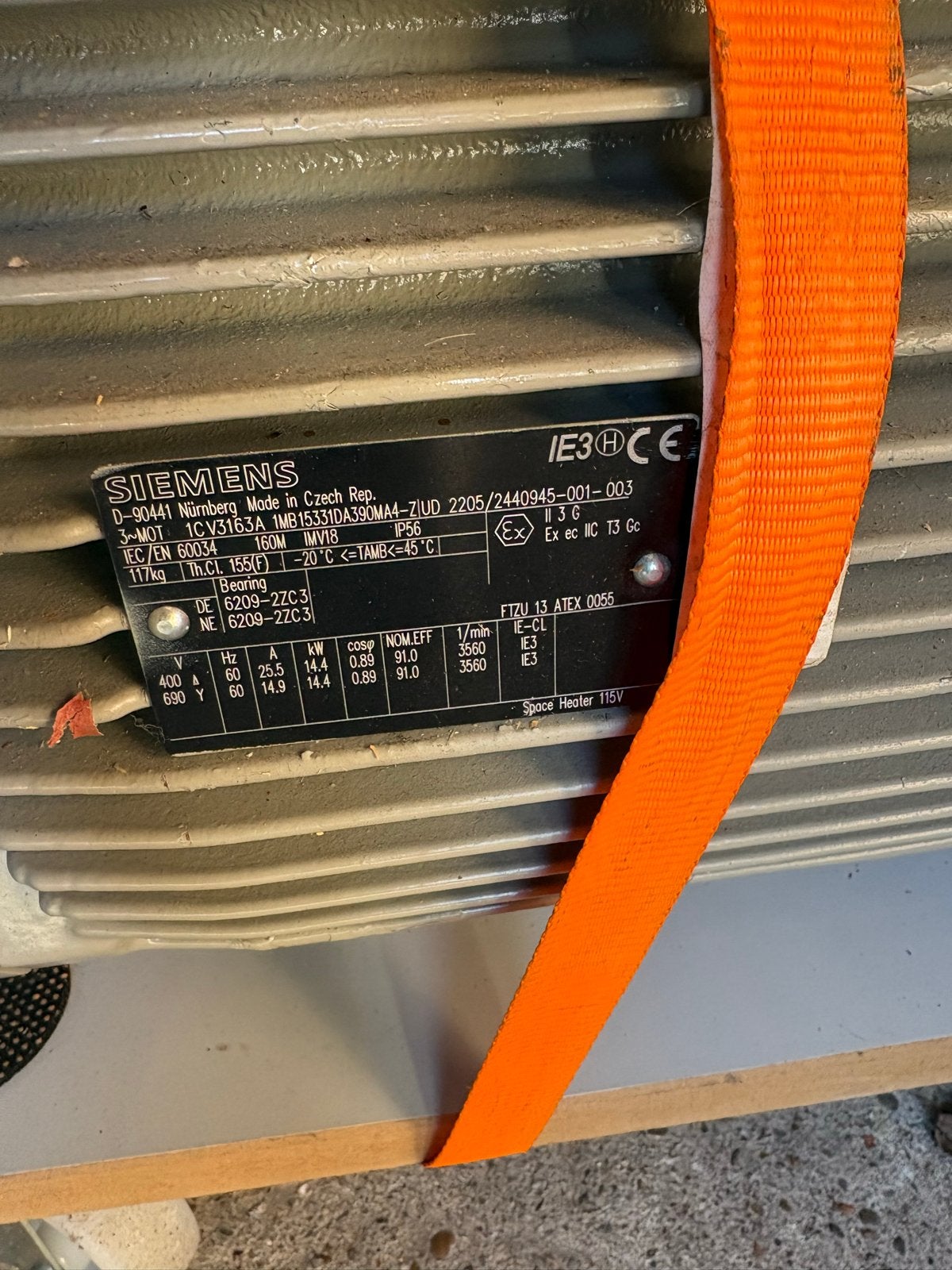 Siemens Elektromotor - Nieuwstaat, Nooit Gebruikt, Doe-het-zelf en Verbouw, Ophalen, Nieuw, Elektromotor, 1800 rpm of meer