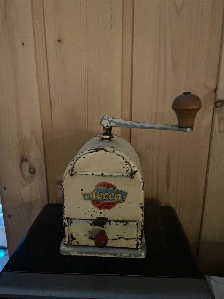 Antieke O.G.I. Mocca koffiemolen – Schnellmahlwerk D.R.G.M., Ophalen of Verzenden