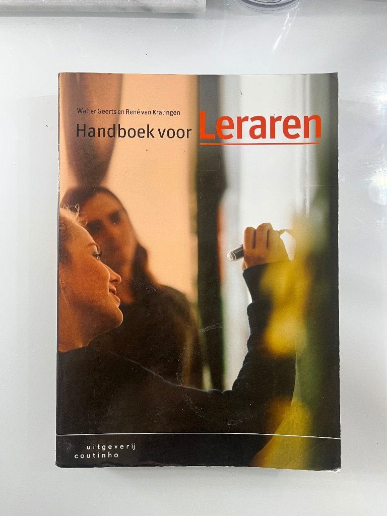 Handboek voor Leraren - Walter Geerts, René van Kralingen, Boeken, Zo goed als nieuw, Gamma, HBO, Uitgeverij Coutinho