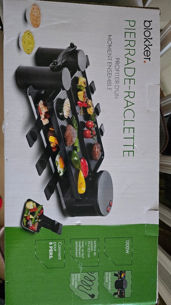 blokker raclette, Ophalen, Nieuw, 4 t/m 7 personen