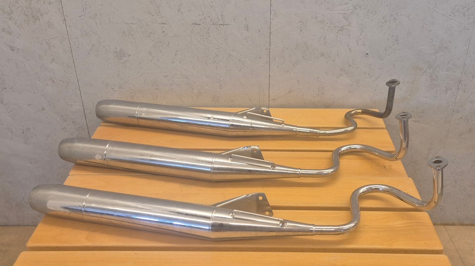 Originele Tomos 45 Uitlaat – Chroom – Zeer nette staat, Ophalen, Tomos, Zo goed als nieuw, N.v.t