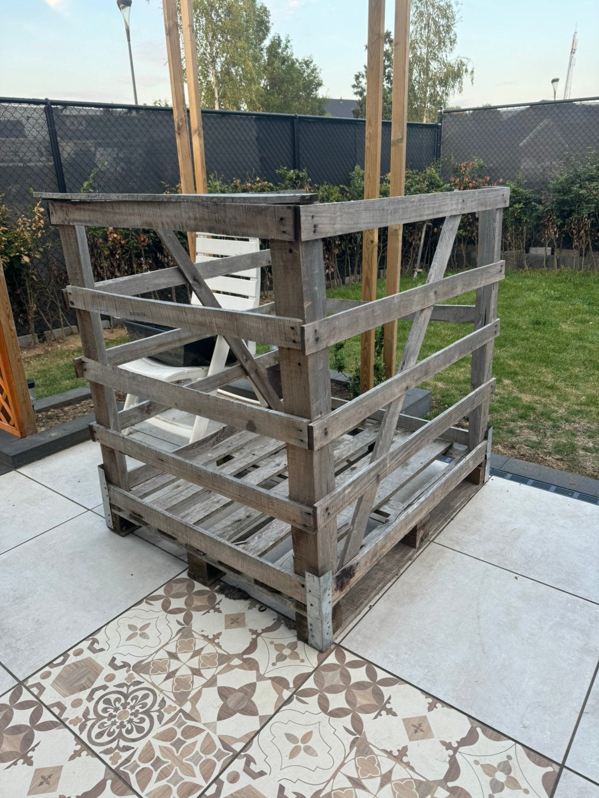 Gratis pallets, Doe-het-zelf en Verbouw, Hout en Planken, Ophalen, Gebruikt, 200 tot 250 cm, 50 mm of meer