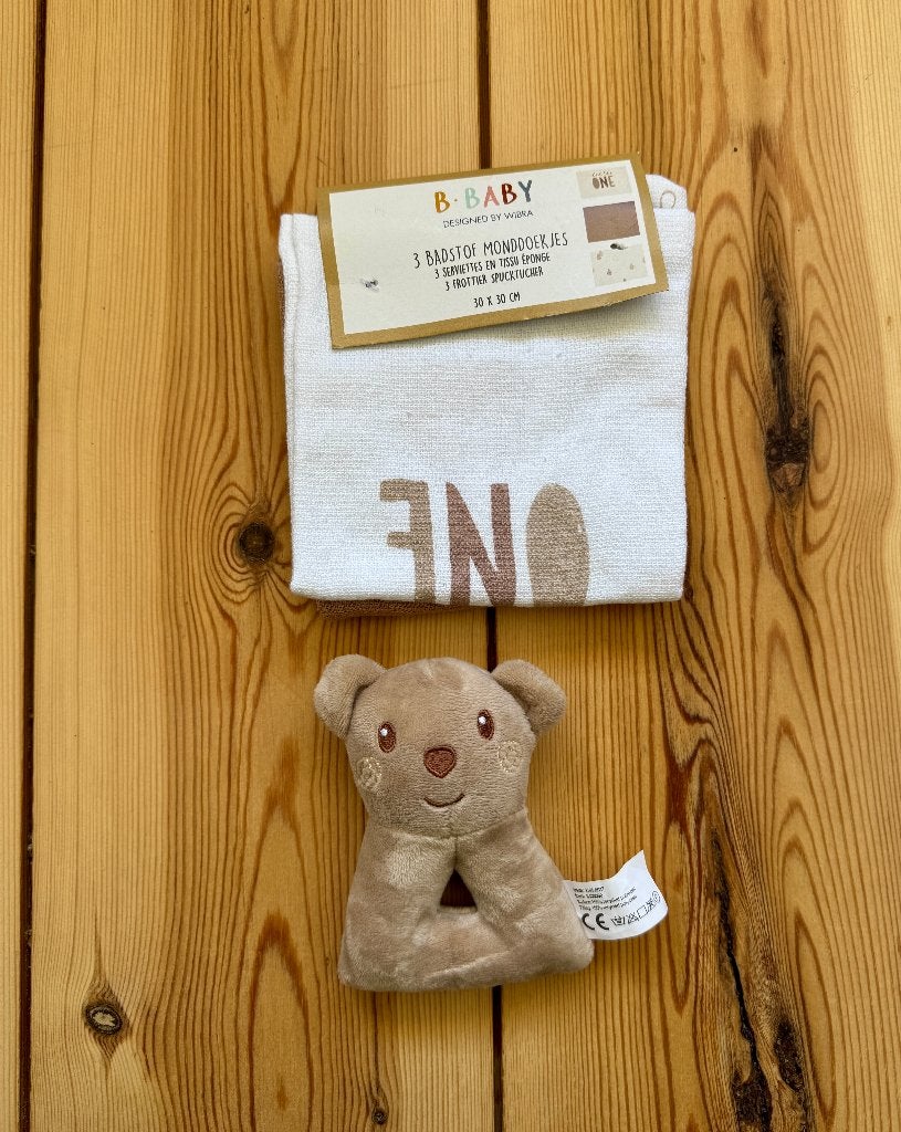 Baby Pakket Wibra - Doekjes en Knuffel, Ophalen of Verzenden, Nieuw, Overige typen
