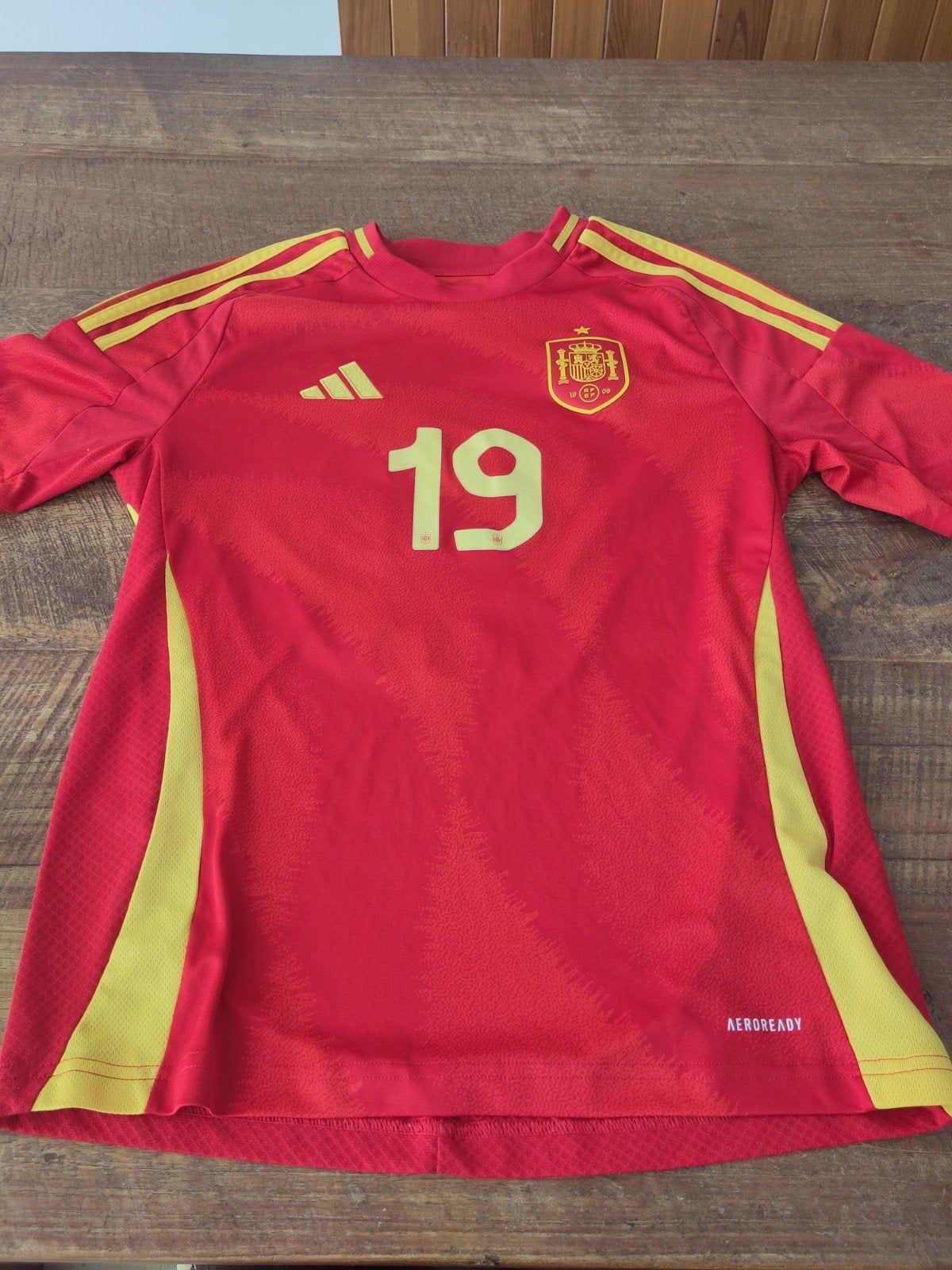 Lamine Yamal Espana jersey, Ophalen of Verzenden, Zo goed als nieuw, Adidas, Shirt of Longsleeve