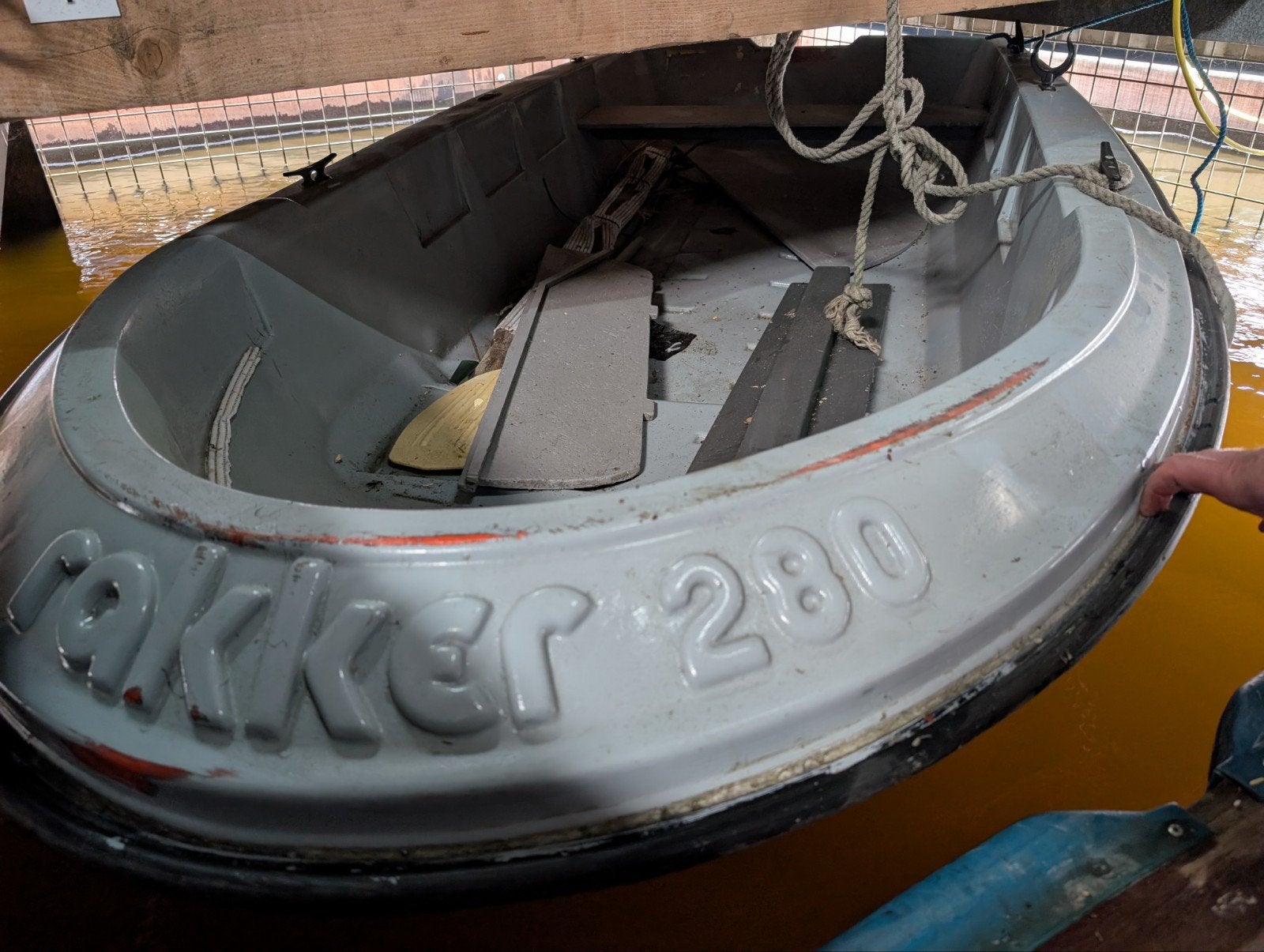 Rakker 280 roeiboot, Watersport en Boten, Ophalen, Gebruikt