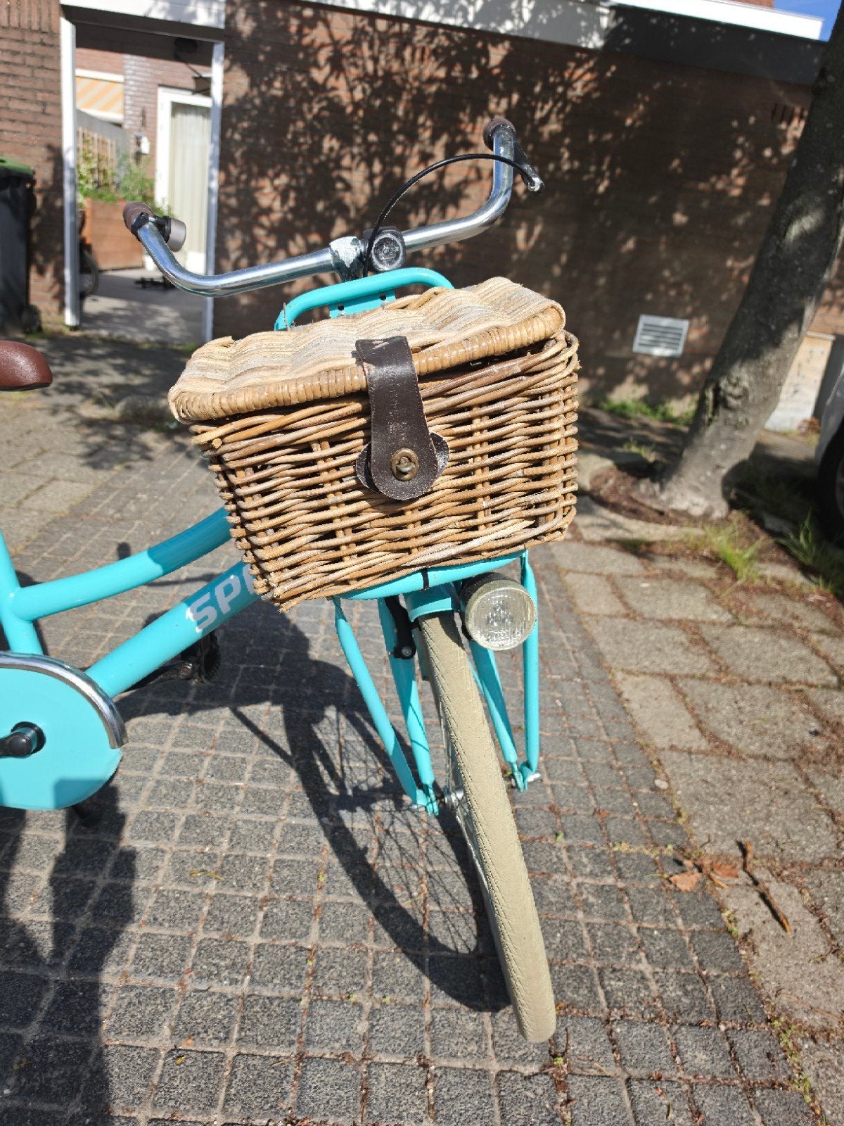 Spirit Cargo 22 inch meisjesfiets turquoise mandje, Ophalen, Gebruikt