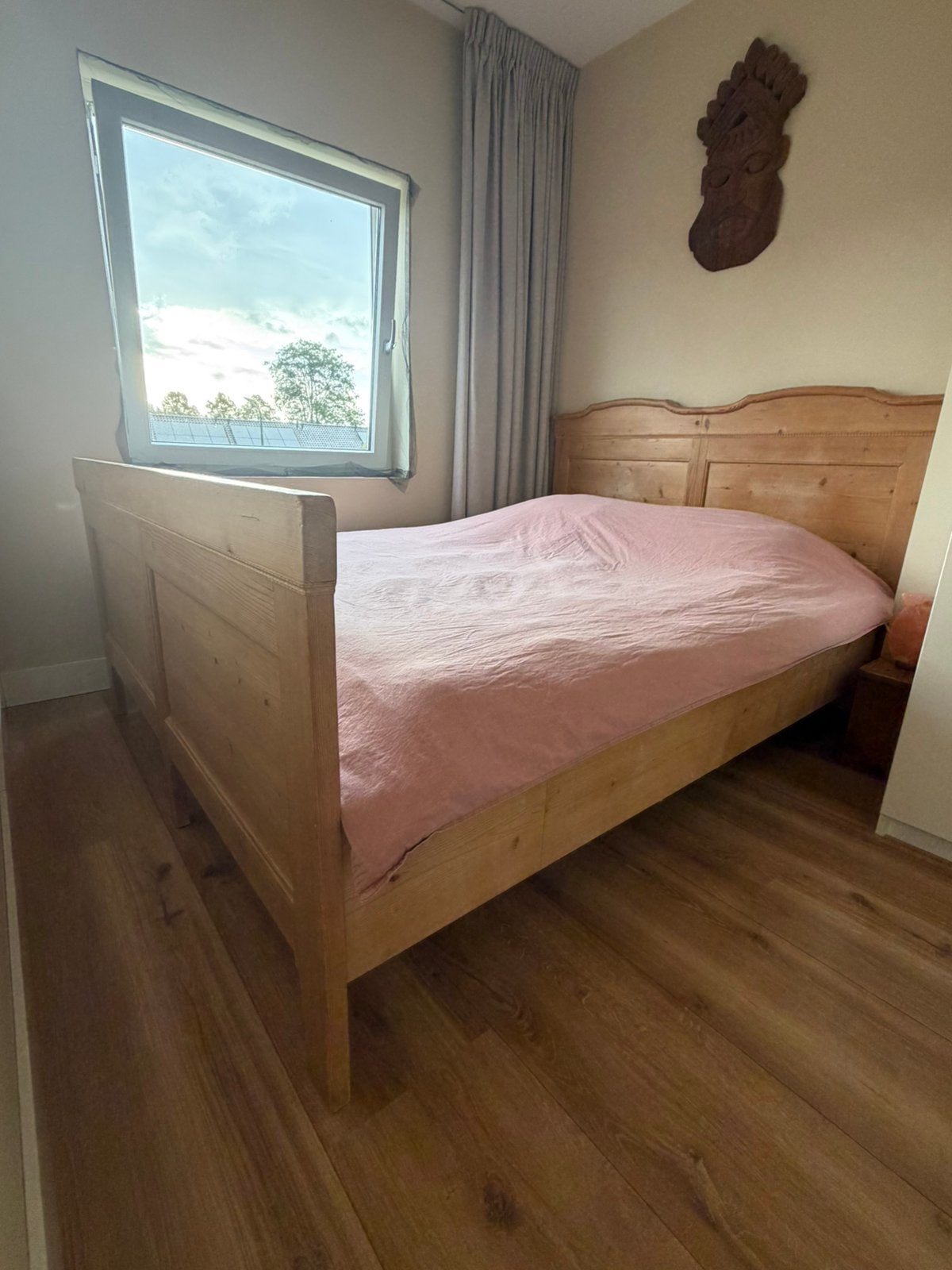 Antiek grenen bed, Antiek en Kunst, Ophalen