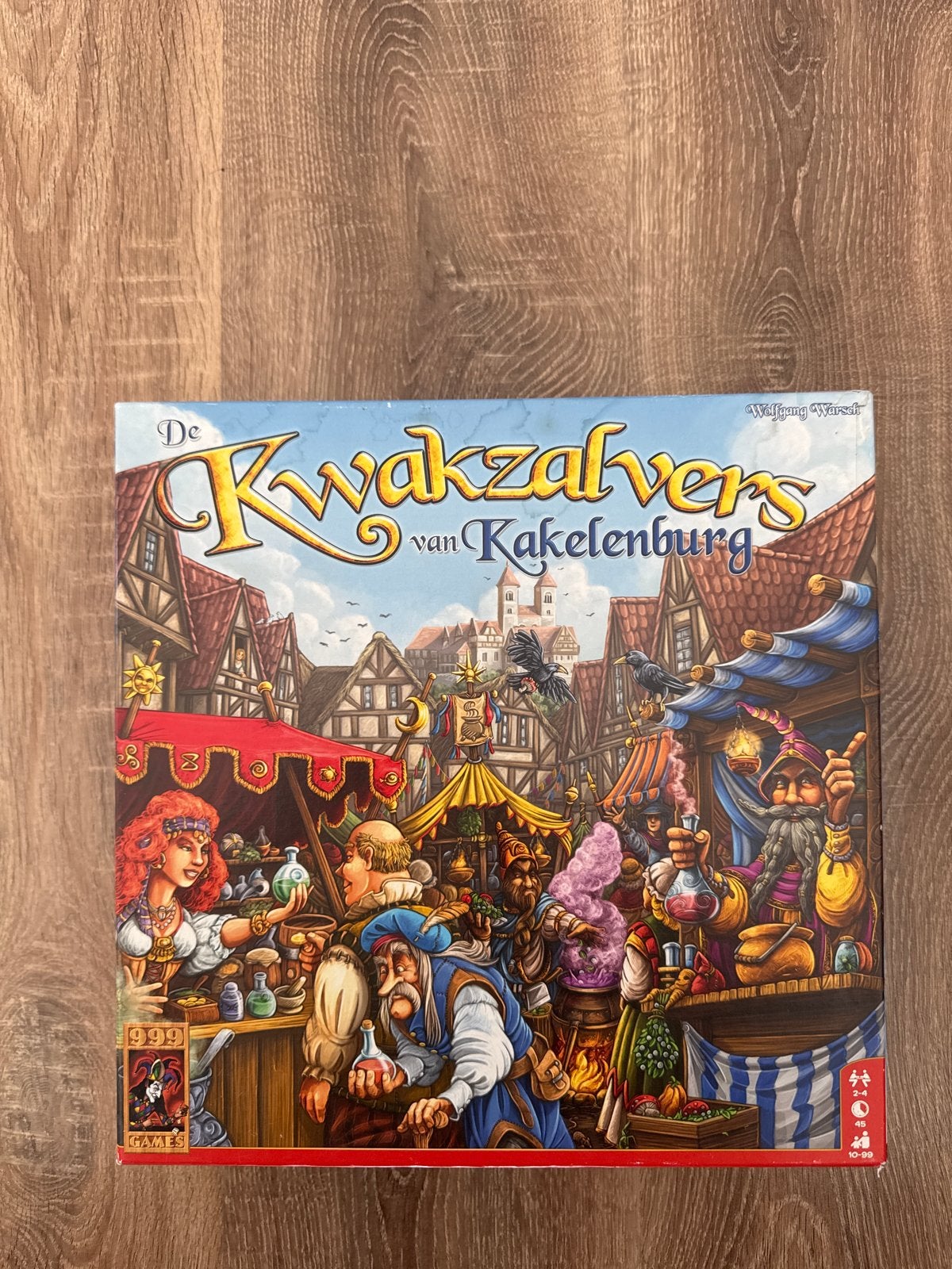 De Kwakzalvers van Kakelenburg Bordspel, Drie of vier spelers, Ophalen of Verzenden, Zo goed als nieuw