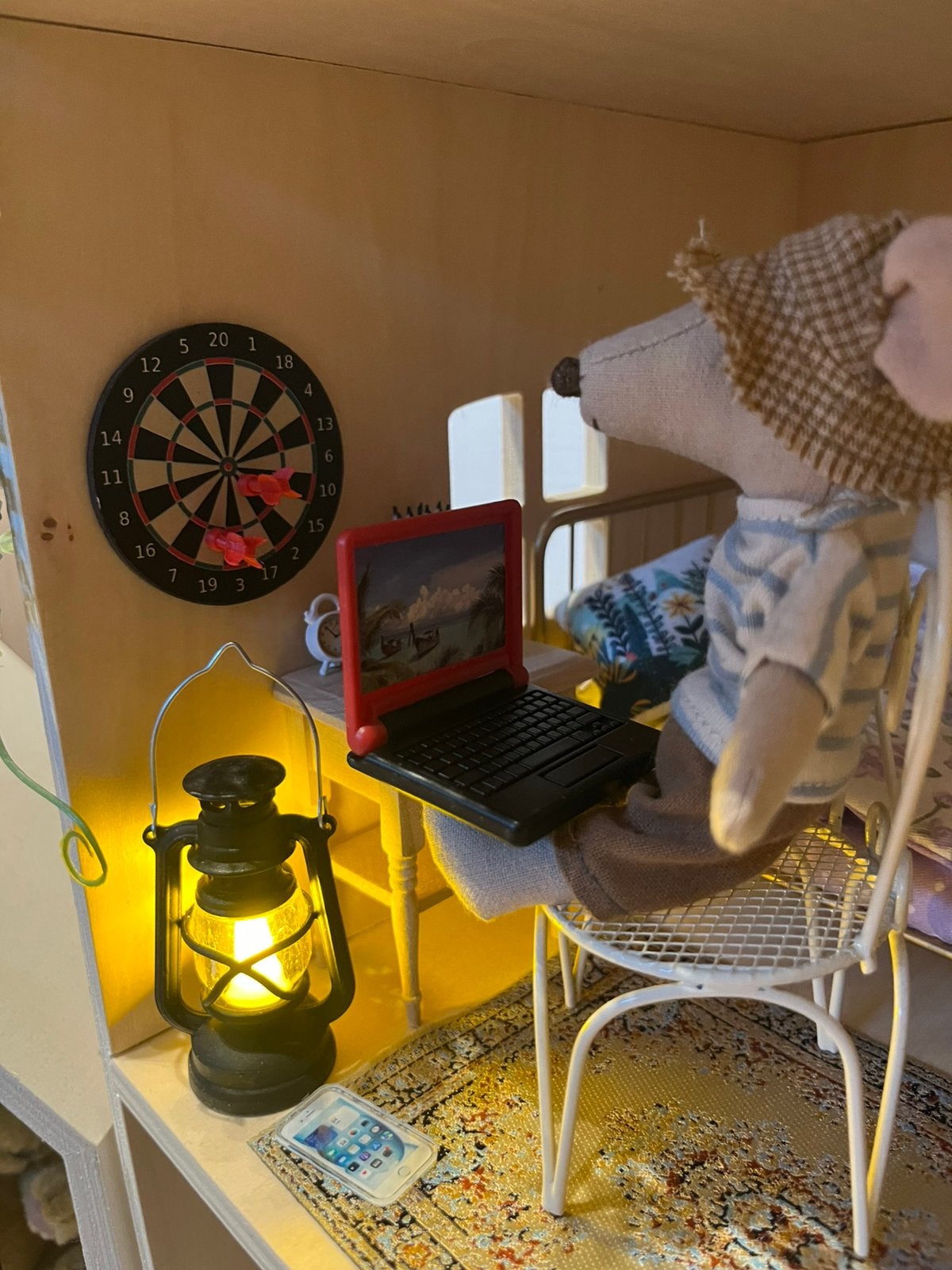 Laptop voor Poppen/ maileg huis incl verzenden, Ophalen, Nieuw, Poppenhuis