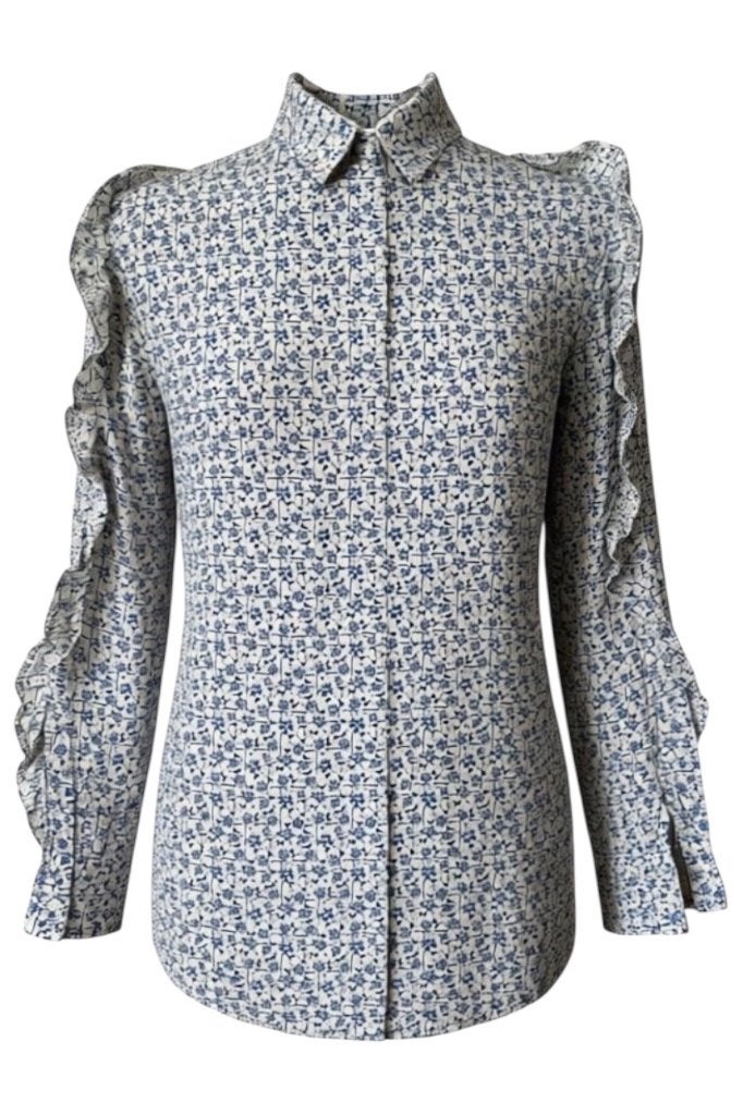 Weekend MaxMara blouse M, Kleding | Dames, Maat 38/40 (M), Blauw, Ophalen of Verzenden, Zo goed als nieuw