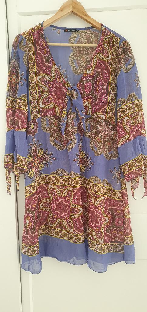 helena Hart Tuniek - Maat L - Paars, Ophalen of Verzenden, Zo goed als nieuw, Maat 42/44 (L), Paars