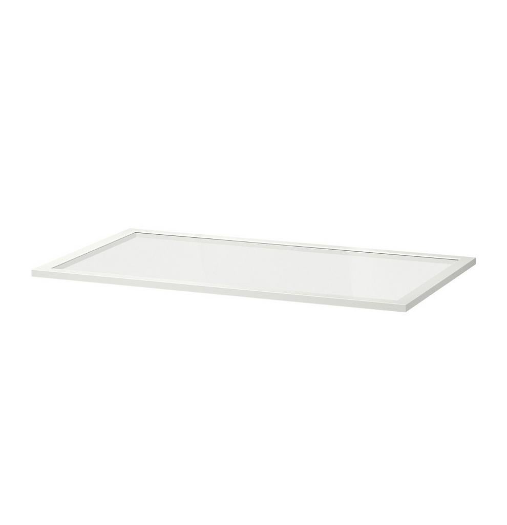IKEA komplement glasplaat 100x58, Ophalen, 50 tot 100 cm, Zo goed als nieuw, Minder dan 100 cm