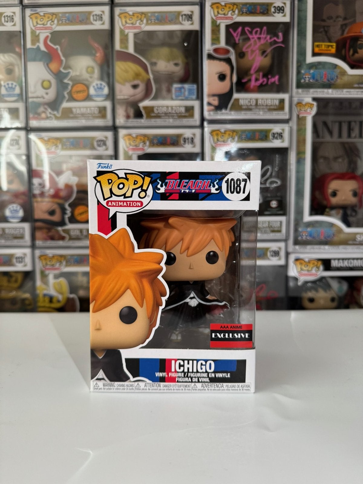 Funko Pop! Bleach Ichigo #1087 AAA Anime Exclusief, Ophalen of Verzenden, Nieuw