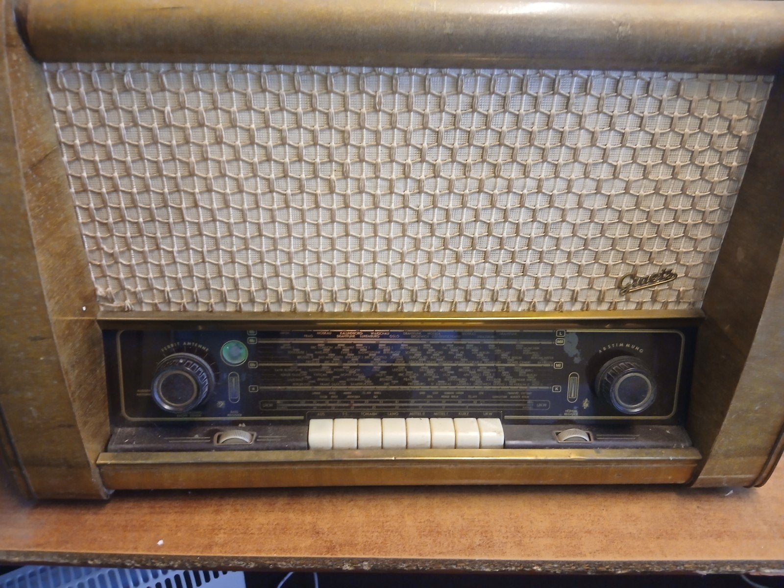 antieke radio, Antiek en Kunst, Ophalen of Verzenden