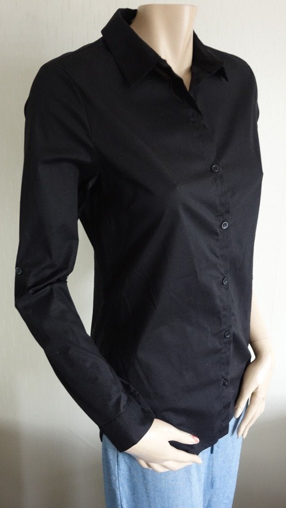 nieuw zwart ELVIRA bloesje, Verzenden, Zwart, Nieuw, Maat 36 (S)