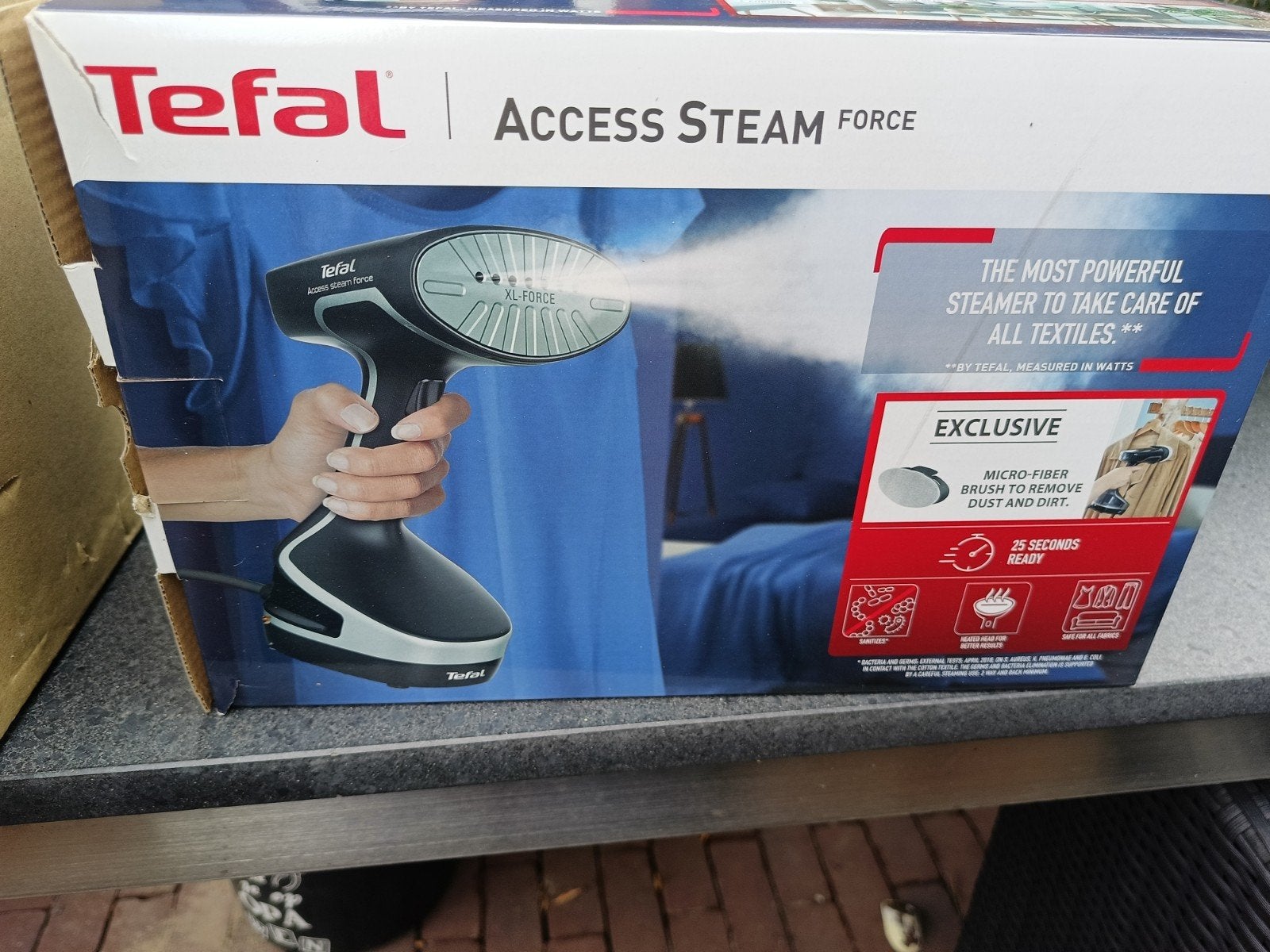 Tefal Access Steam Force Kledingstomer - Zo goed als nieuw, Witgoed en Apparatuur, Ophalen of Verzenden, Zo goed als nieuw, Kledingstomer