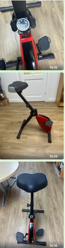 Originele Deskbike ideaal voor thuiswerken en bewegen, Ophalen, Gebruikt, Metaal, Stoelfiets