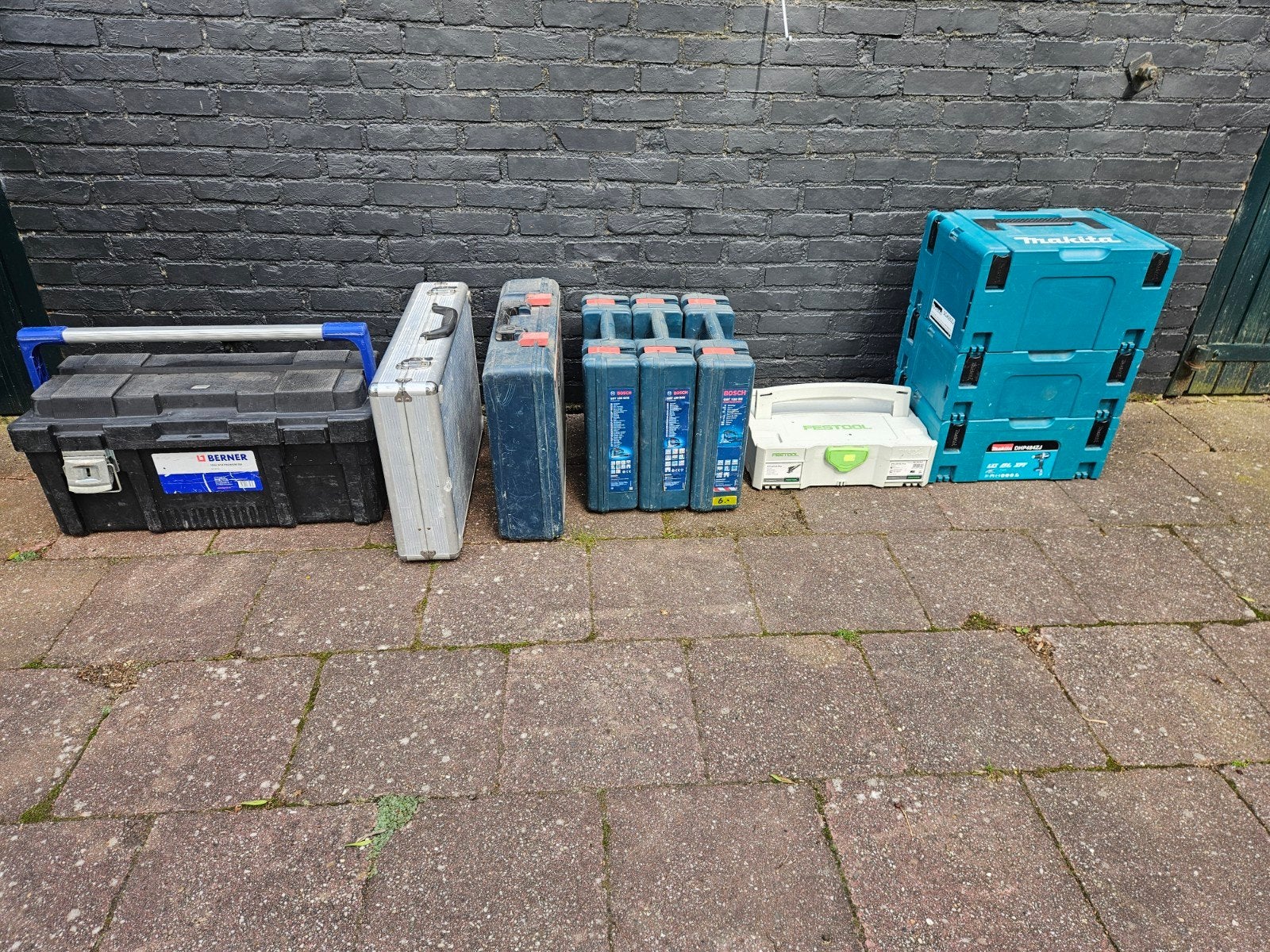 Festool, Makita Bosch gereedschap koffers en magazijn bakken, Ophalen of Verzenden