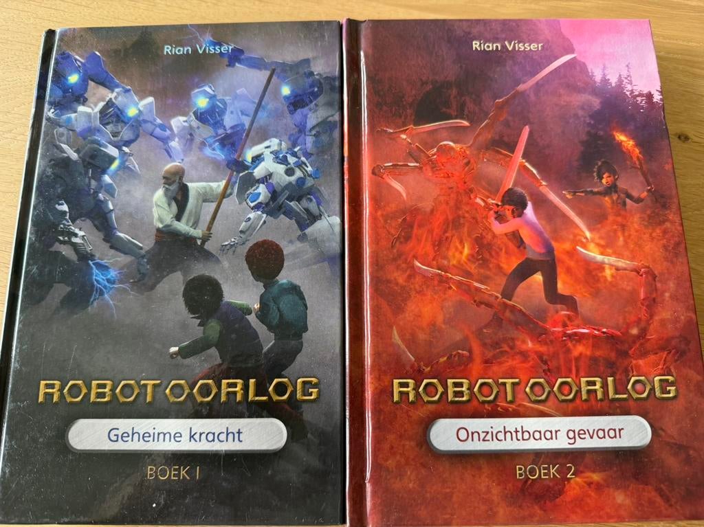 Robotoorlog - Rian Visser - boek 1 en 2 (schrijfster Blitz), Ophalen of Verzenden, Zo goed als nieuw