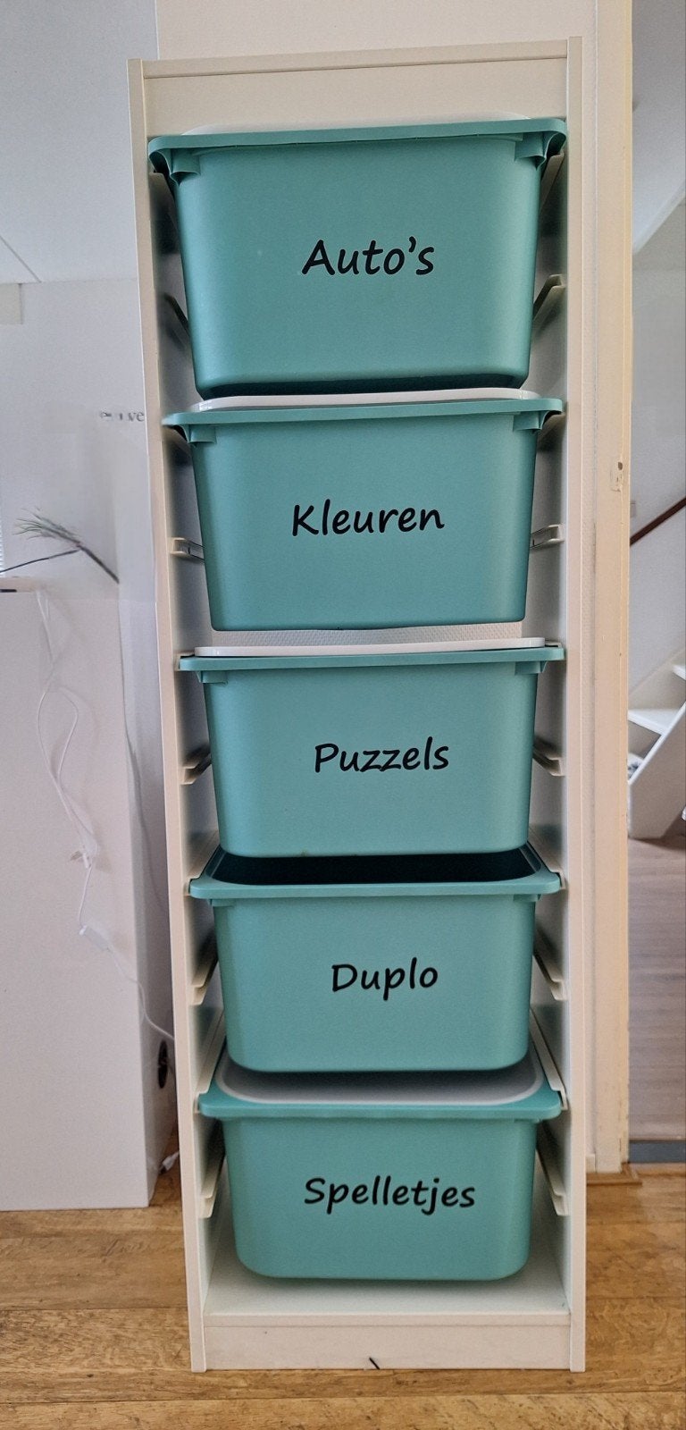 Ikea Trofast Kast met Opbergbakken - 145x46x30 cm, Ophalen, Gebruikt, 105 cm of meer, Minder dan 50 cm