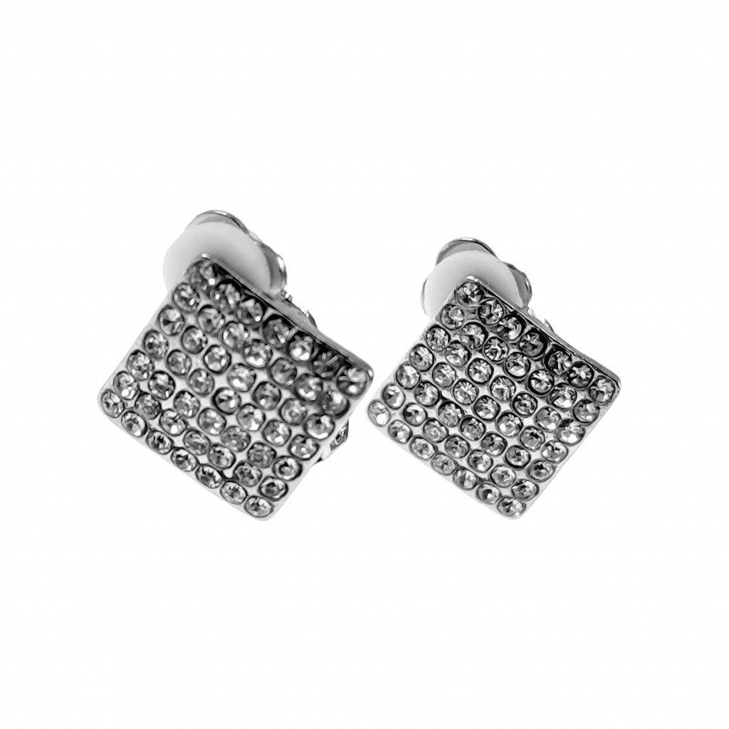Clip-on Oorbellen met Strass Ruit Oorclips Oorbellen Dames, Sieraden, Tassen en Uiterlijk, Oorbellen, Overige materialen, Birgitta-Gracht 33, 6465 EL Kerkrade, Nederland